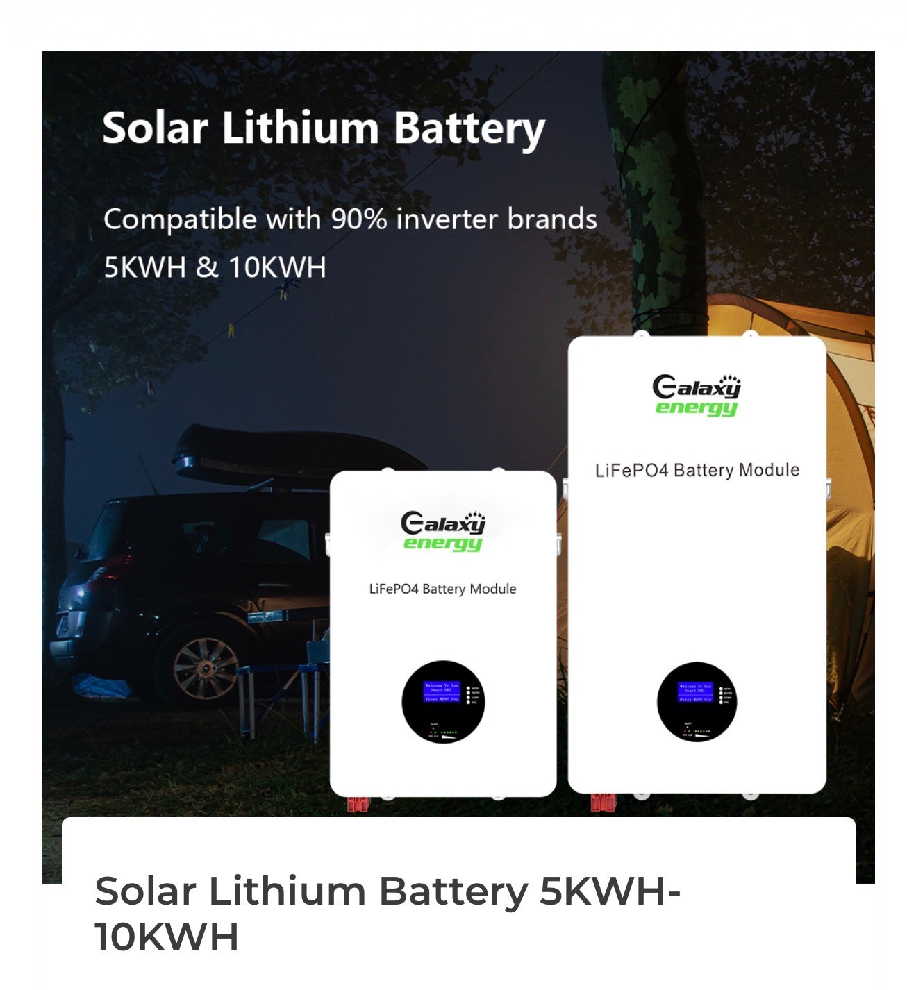 Lithium Battery 25.6VDC-100AH